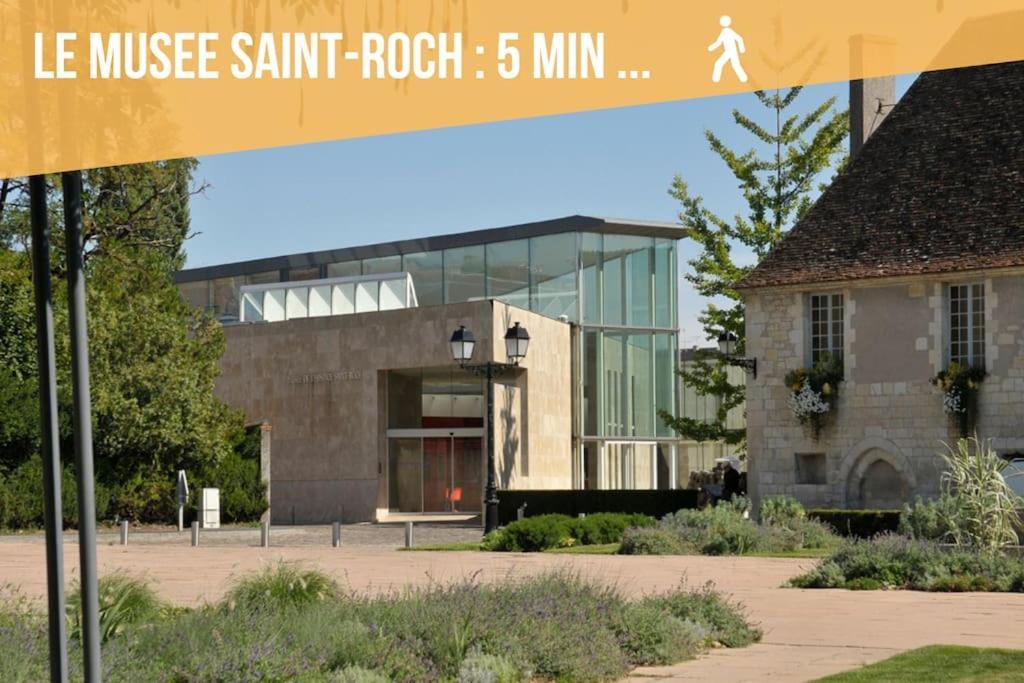 Le Saint-Roch, Centre-Ville, Terrasse Privee Issoudun Exterior photo